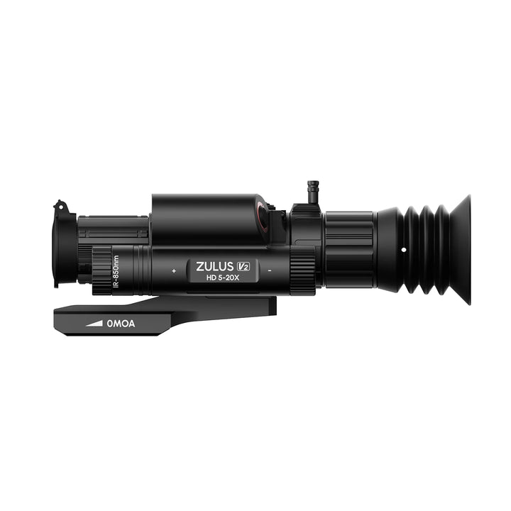 DNT ZULUS HD V2 5-20X Digital Night Vision Scope With Laser Rangefinder and Ballistic Calculator