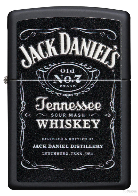 ZIPPO JACK DANIEL S BLACK MATTE