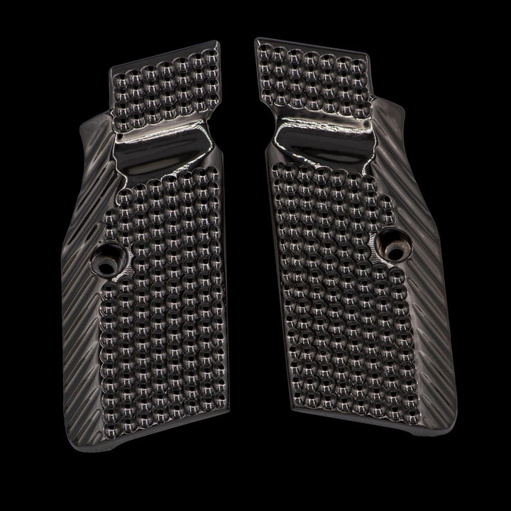 CZ Shadow 2 Full-Length Brass Flat Grips