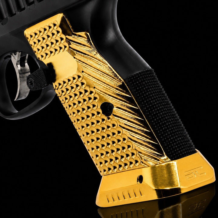 CZ Shadow 2 Brass Magwell