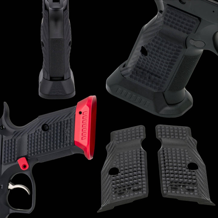 CZ Shadow 2 G10 Palm Swell Short Grips | Magwell Ready