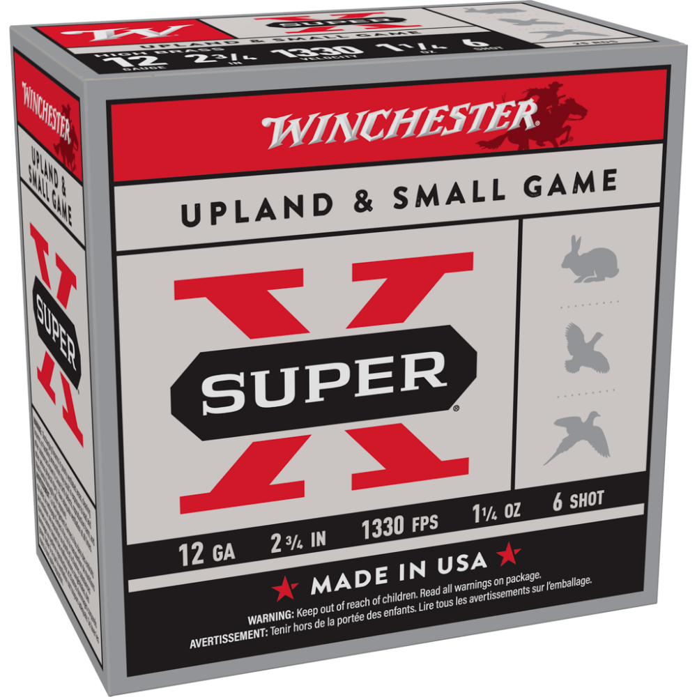 Winchester Super X HS 12G 2-3/4" 36gm Shot Size 6
