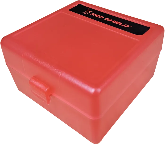 Red Shield Rifle .223 (or similar) Ammo Box - 100 Round
