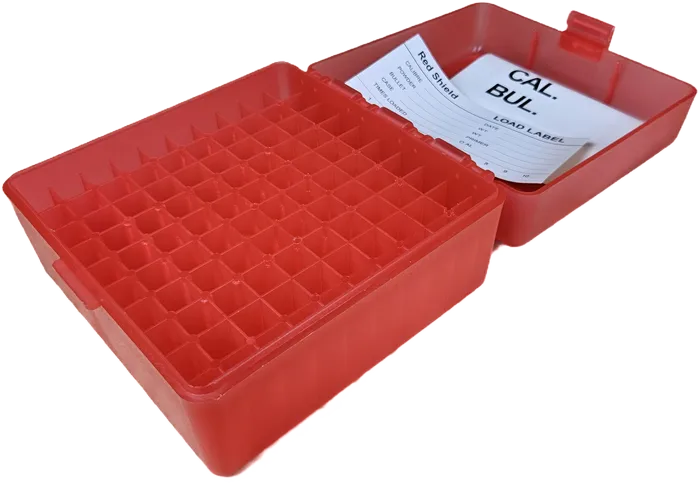 Red Shield Rifle .223 (or similar) Ammo Box - 100 Round