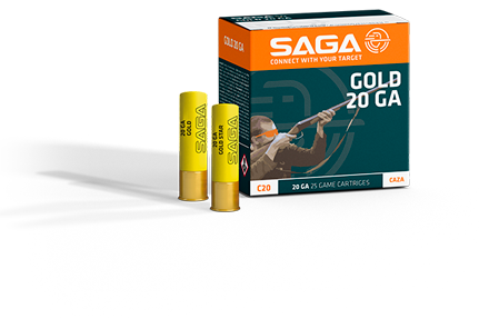 Saga Gold 20ga 24gr Steel #8 - SAGA