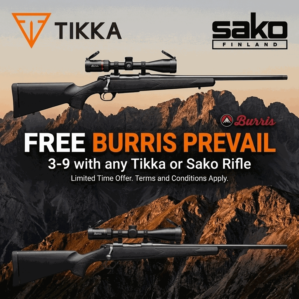 Sako and Tikka rifles promo