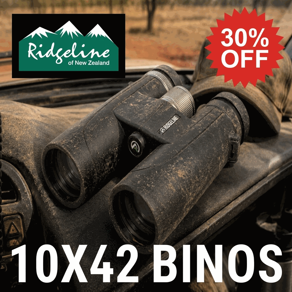 Ridgeline 10x42 binoculars - every ute needs one