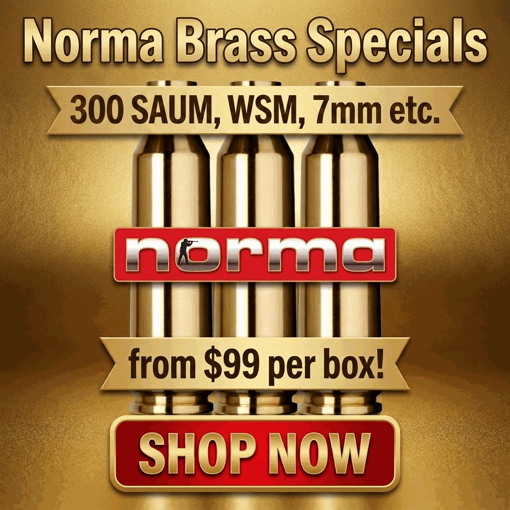 Norma unprimed brass on sale - 300 SAUM/WSM, 7mm SAUM/Blaser