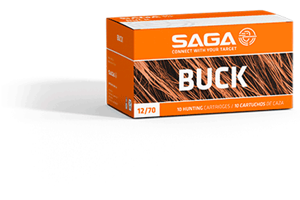 Saga Buckshot 12ga 34gr # 9P (10 RDS 25 Pack / Slab) - SAGA