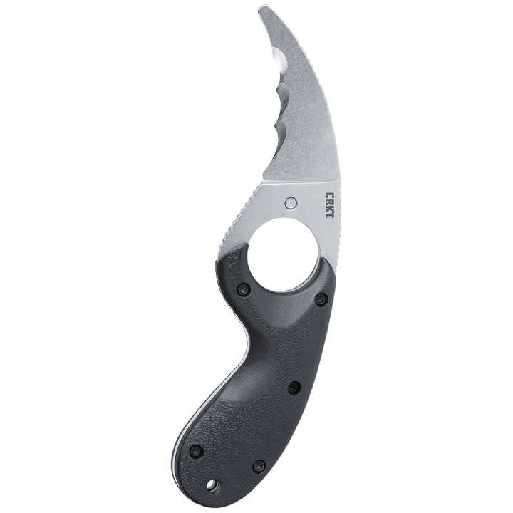 Bear Claw Black Fixed Blade Knife with Sheath 2511