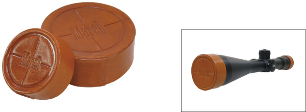 March Scopes Leather Lens Cap
