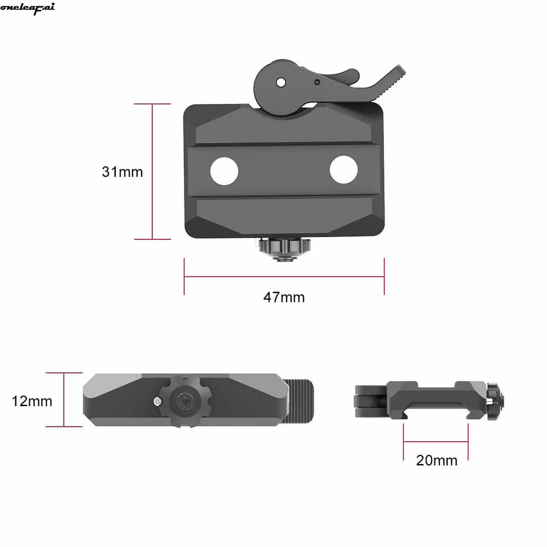 oneleaf.ai Quick Detach Mount for Mars MT1000LRF Thermal Scope