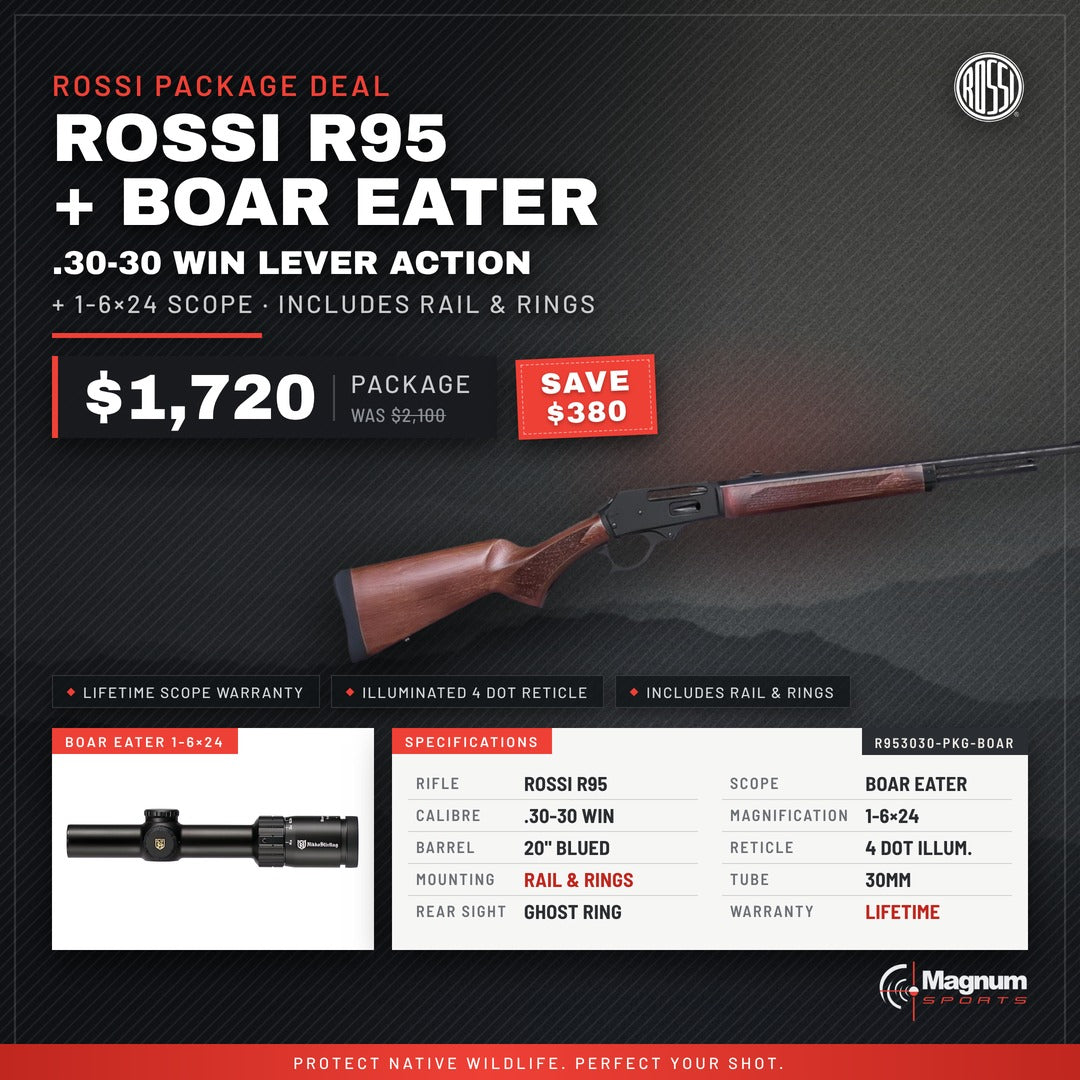 Rossi Special Package - Boar Eater Sight - Magnum Sports advert, $1,720
