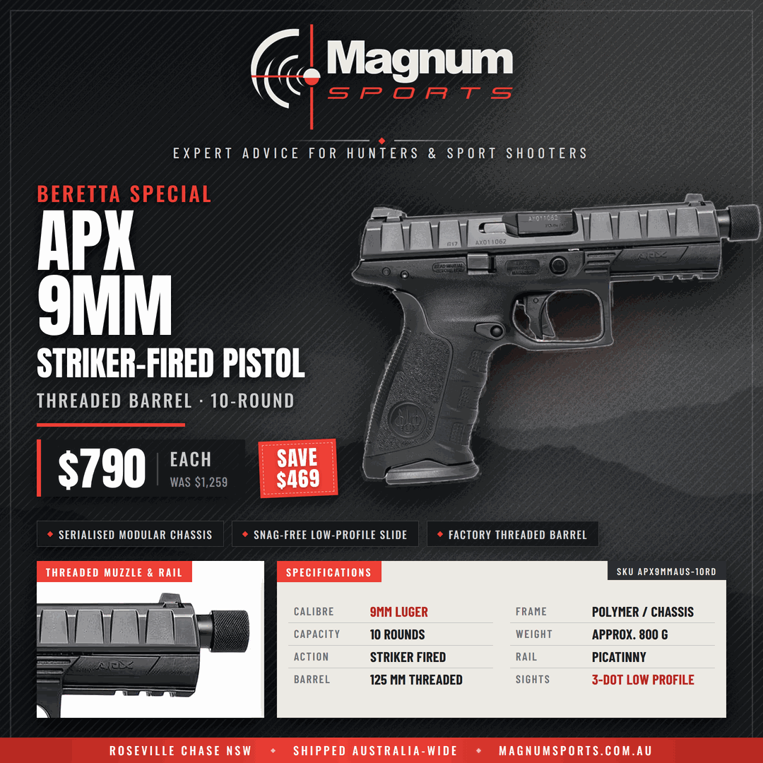 Beretta APX pistol promo