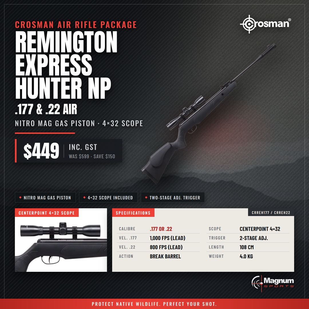 Crosman Remington Express Hunter NP (w/ 4x32 Scope)
