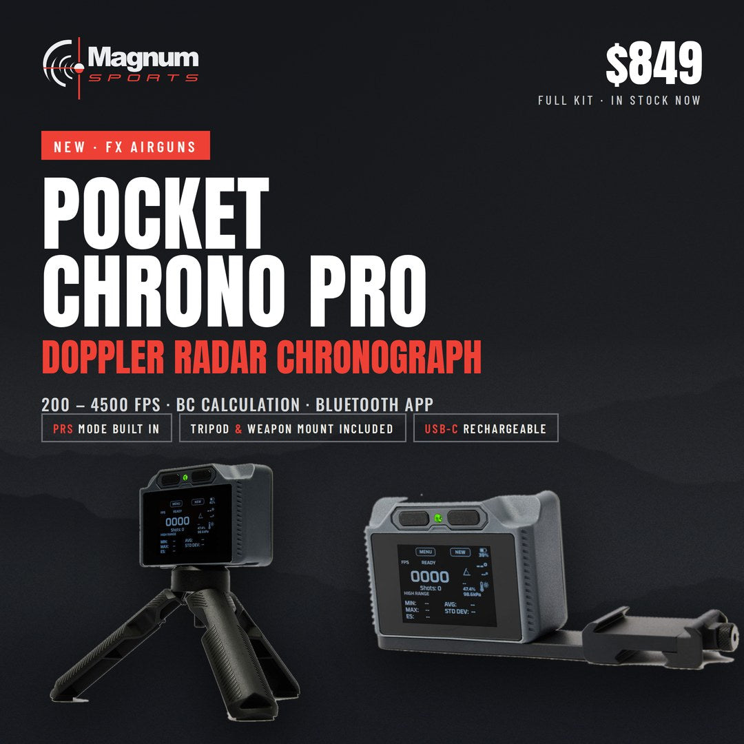FX Pocket Chronograph Pro - new at Magnum Sports
