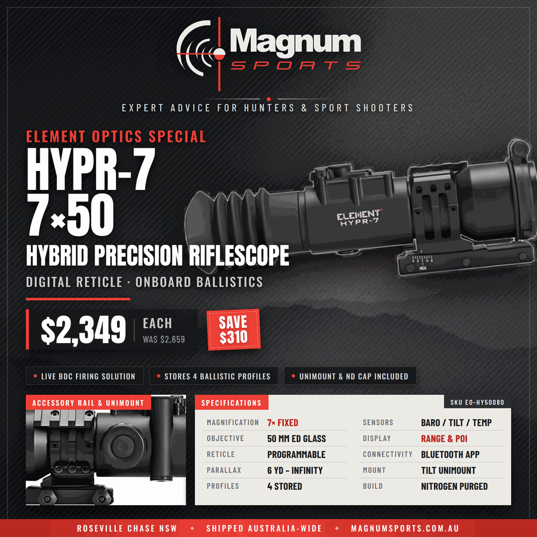 Element Optics HYPR-7 7x50 promo