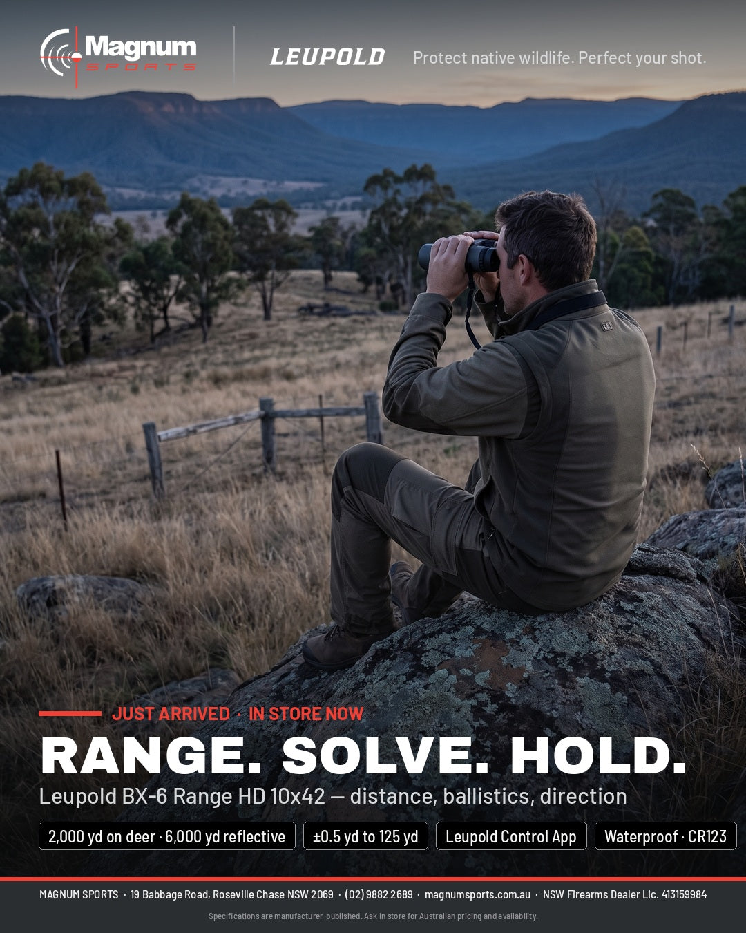 Leupold BX-6 Range HD 10x42