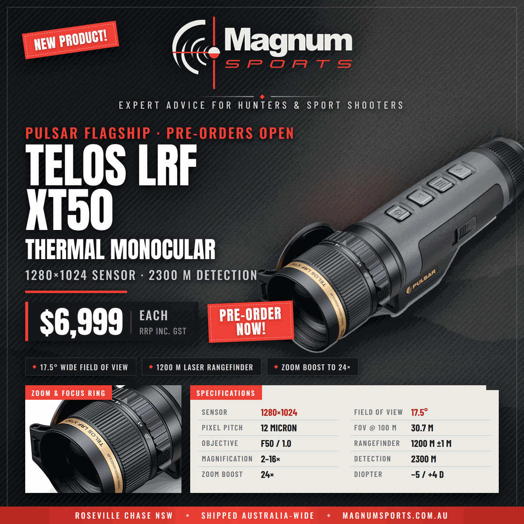 Pulsar Telos LRF XT50 thermal monocular promo