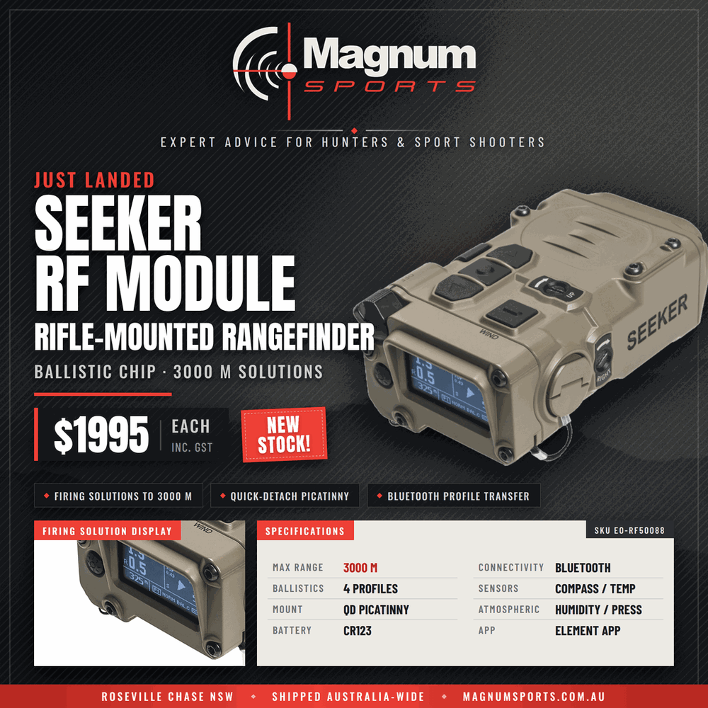 Element Optics Seeker RF Module - Magnum Sports advert