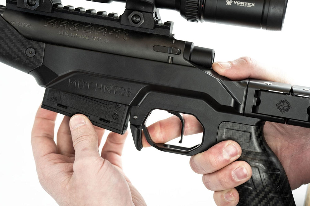 MDT HNT26 Carbon Fibre Hunting Chassis Fixed Stock – view 2