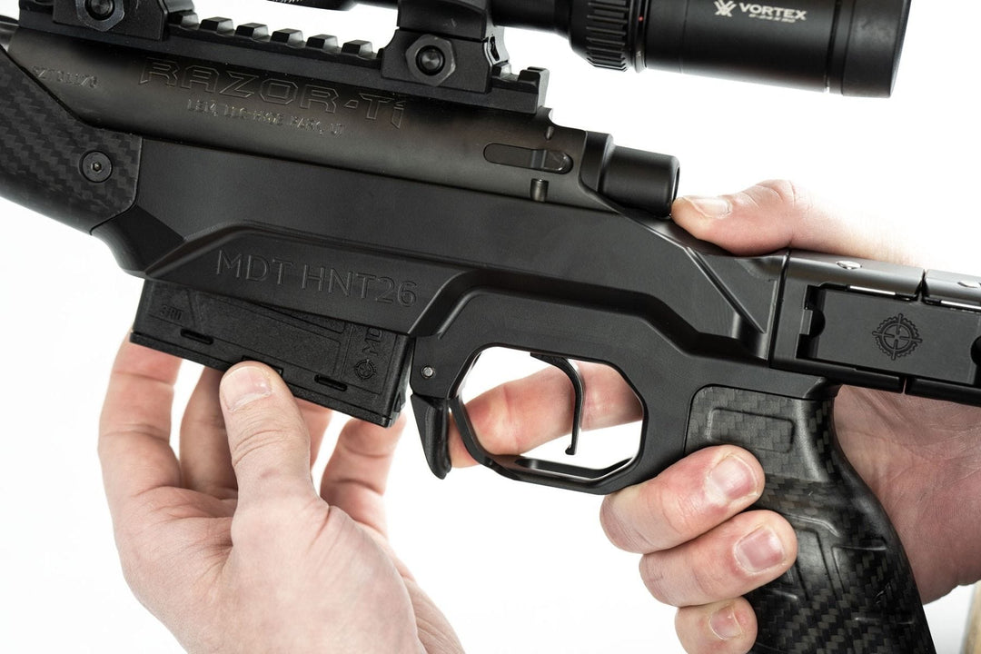 MDT HNT26 Carbon Fibre Hunting Chassis Fixed Stock – view 2