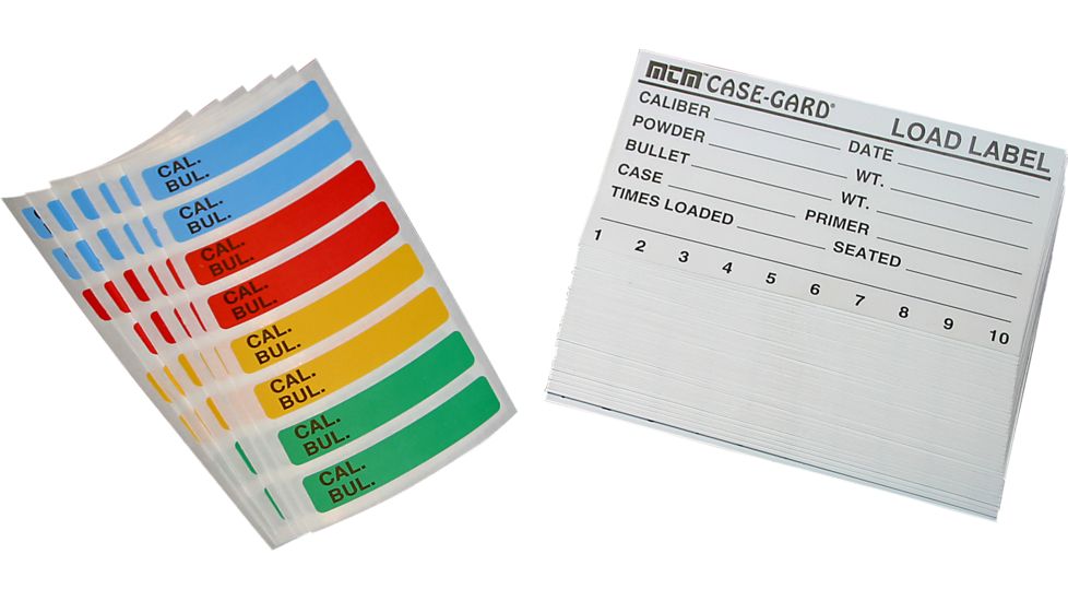 MTM Reloading Labels FOR Pistol AN - MTM