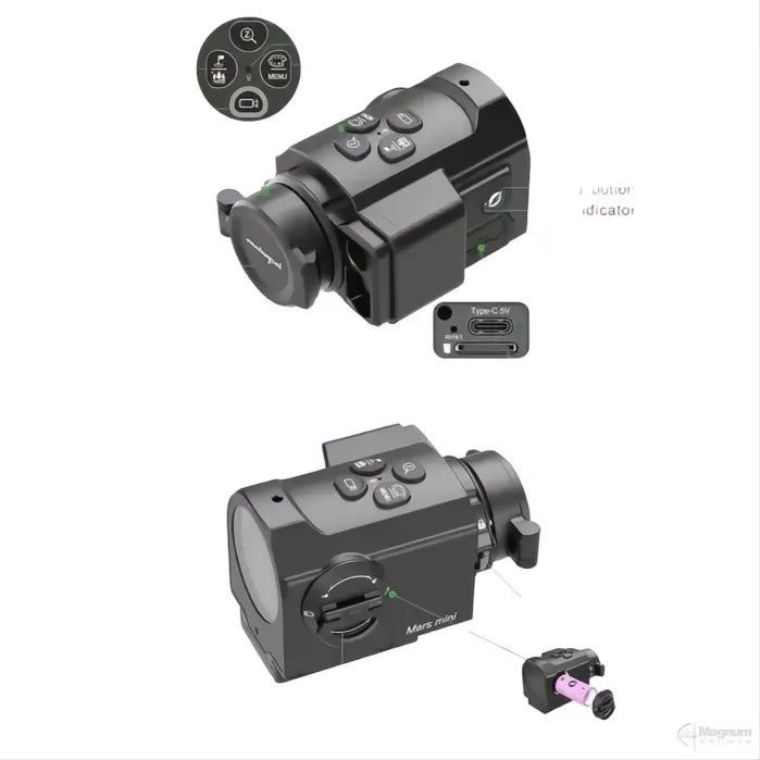 oneleaf.ai Mars mini 640x512(60Hz) Micro Thermal Imaging Scope for Pistol &amp; Rifle
