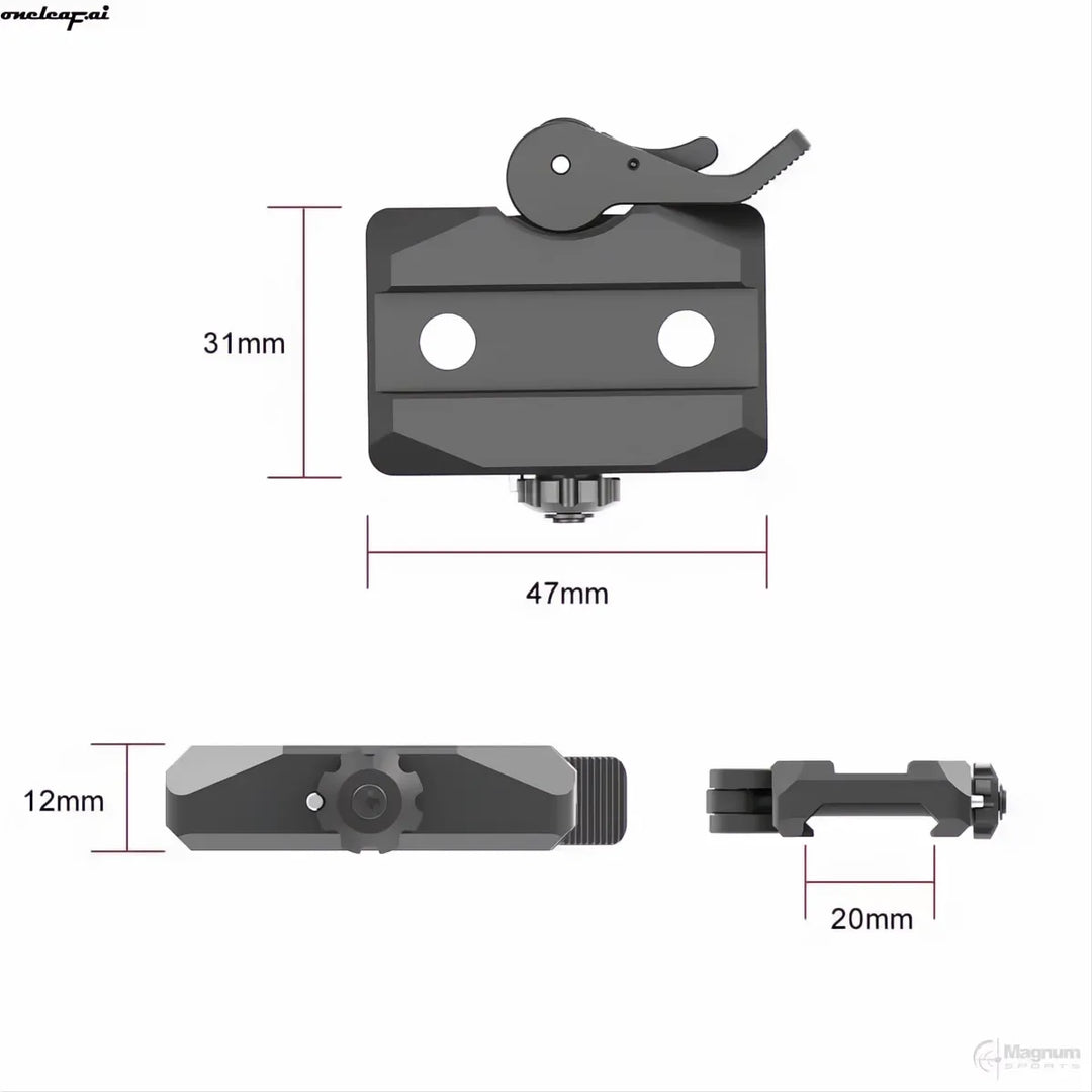oneleaf.ai Quick Detach Mount for Mars MT1000LRF Thermal Scope