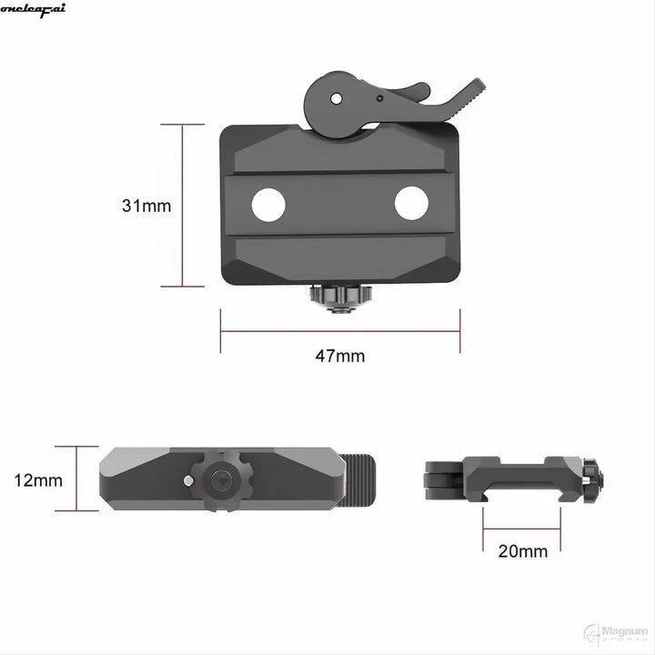 oneleaf.ai Quick Detach Mount for Mars MT1000LRF Thermal Scope