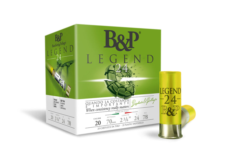 B&P F2 Legend 20ga 24gm 2 3/4" #9.5 - B&P