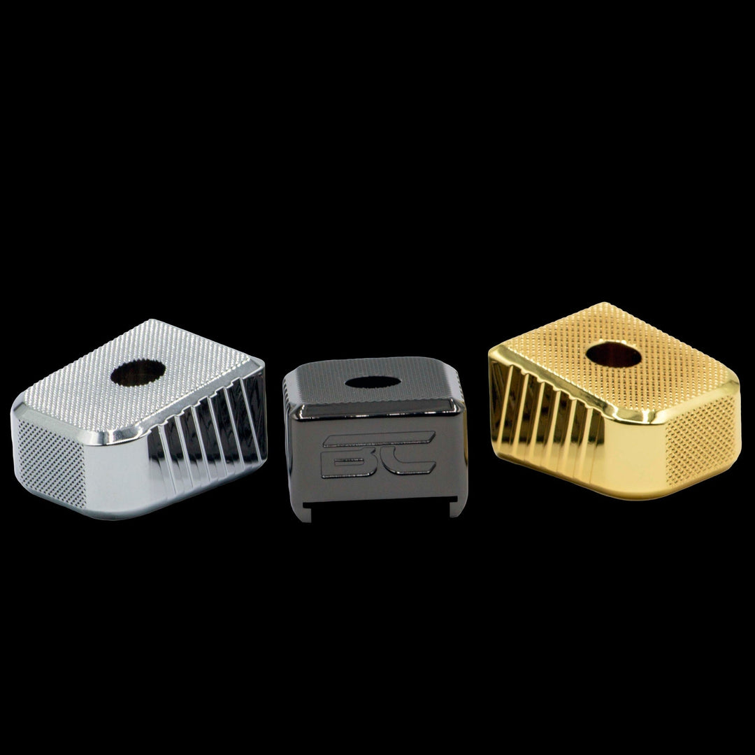 STI 2011 Brass Double Stack Open Magazine Base Pad | 9mm/.38