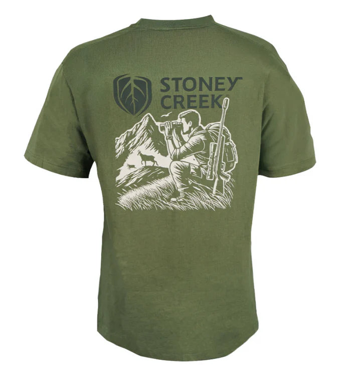 Stoney Creek Glassing Tee Olive