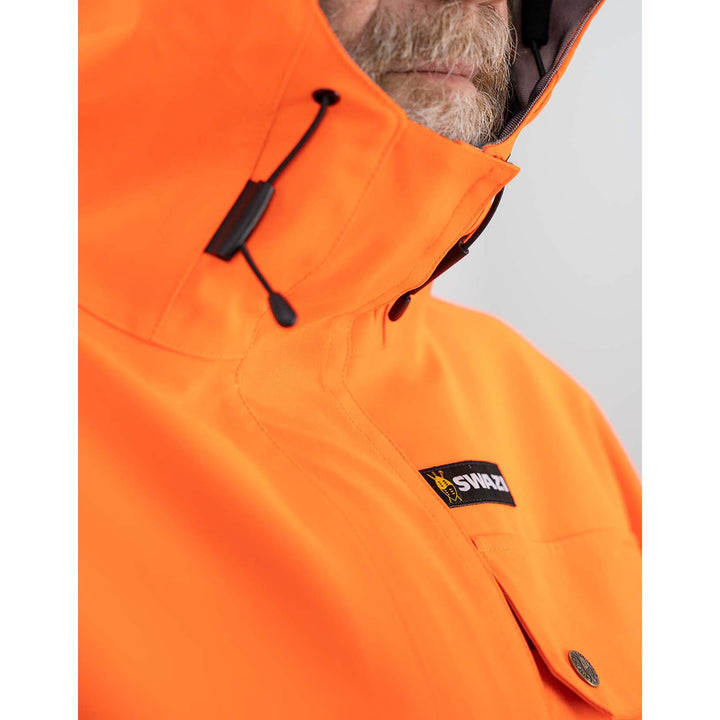 Swazi Huron Anorak in Blaze / Black