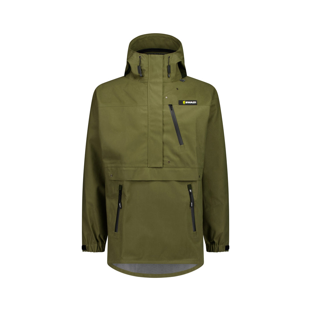 Swazi Kagoule Anorak in Tussock Green