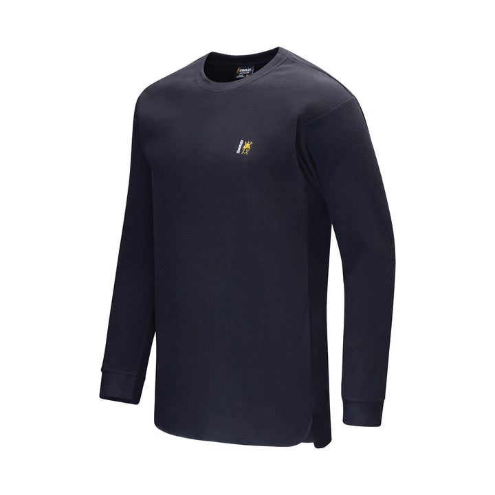 Swazi Long Sleeve Micro Top in Black