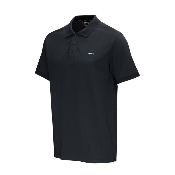 Swazi Polo Shirt in Black