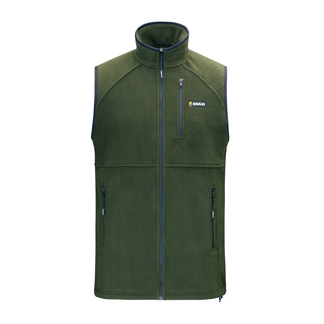 Swazi Sherpa Vest in Olive