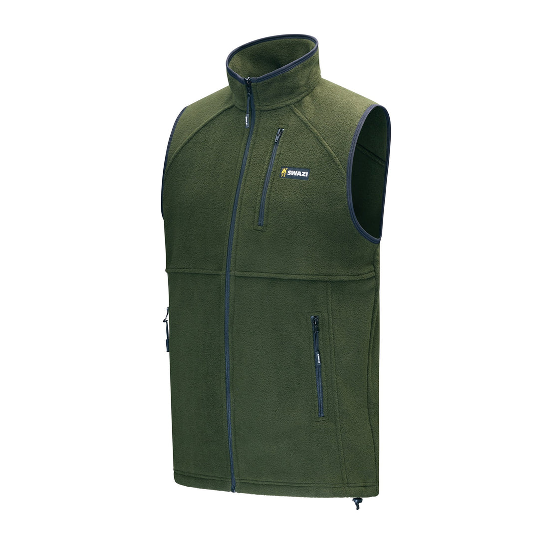 Swazi Sherpa Vest in Olive
