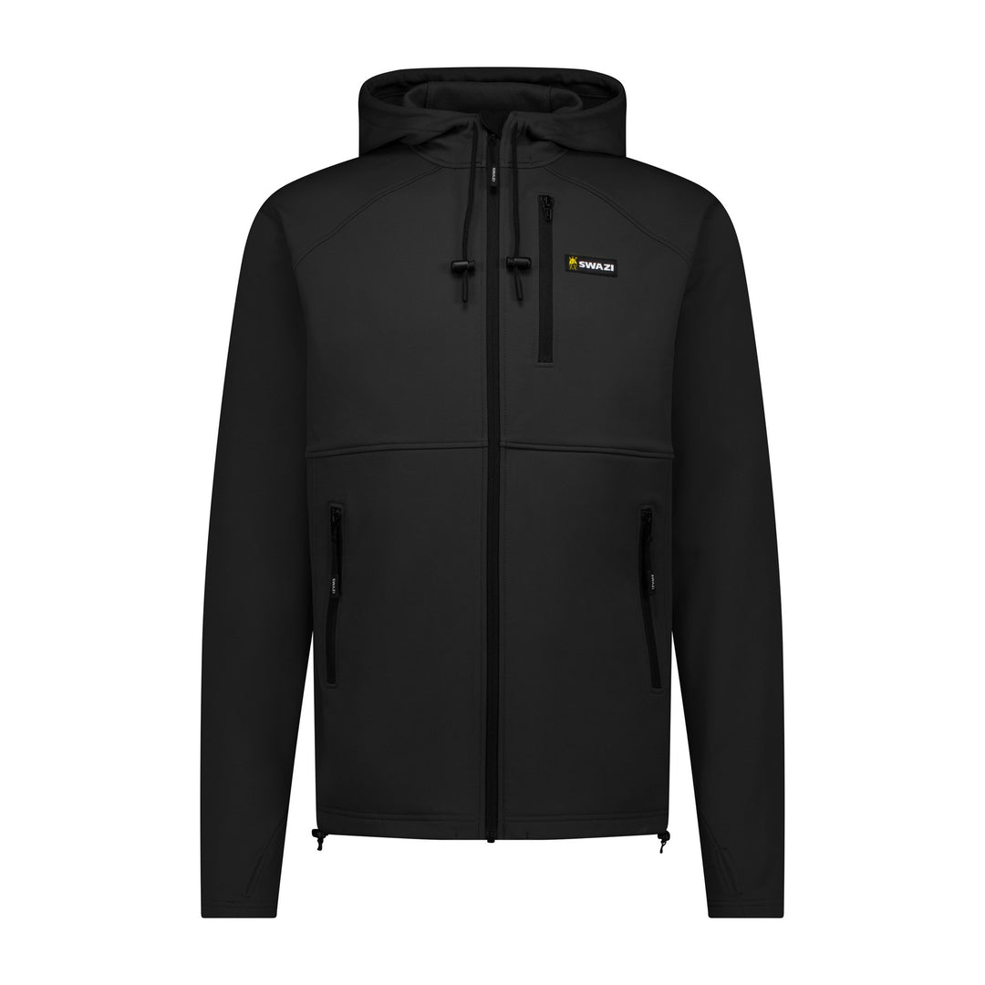 Swazi Stalker Hooded Jacket in Black