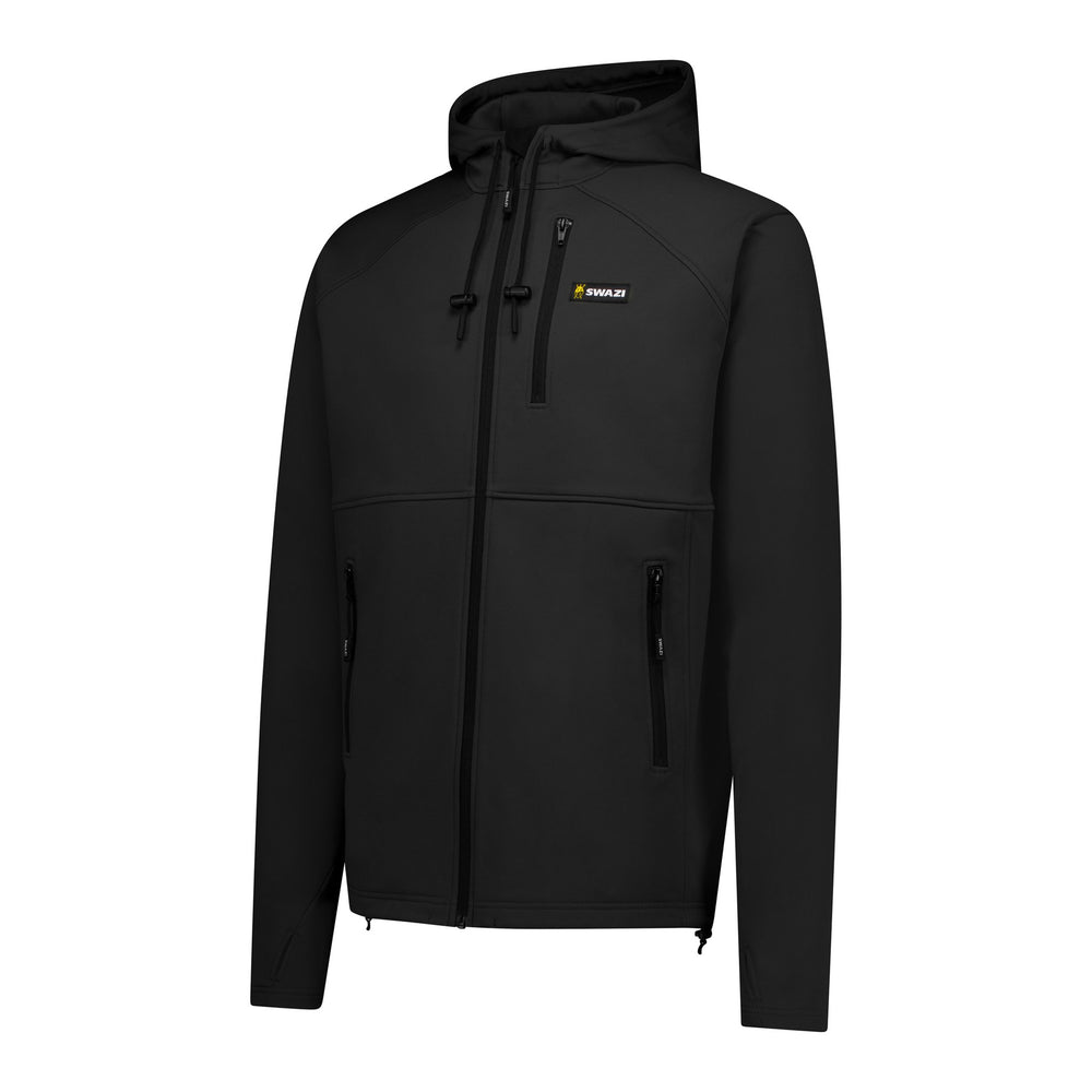 Swazi Stalker Hooded Jacket in Black