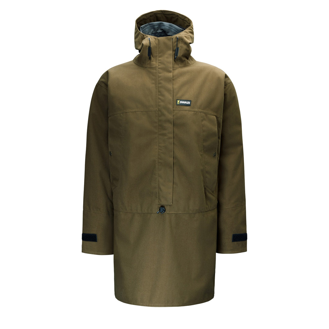 Swazi Tahr XP Anorak + Pit Zips in European Olive
