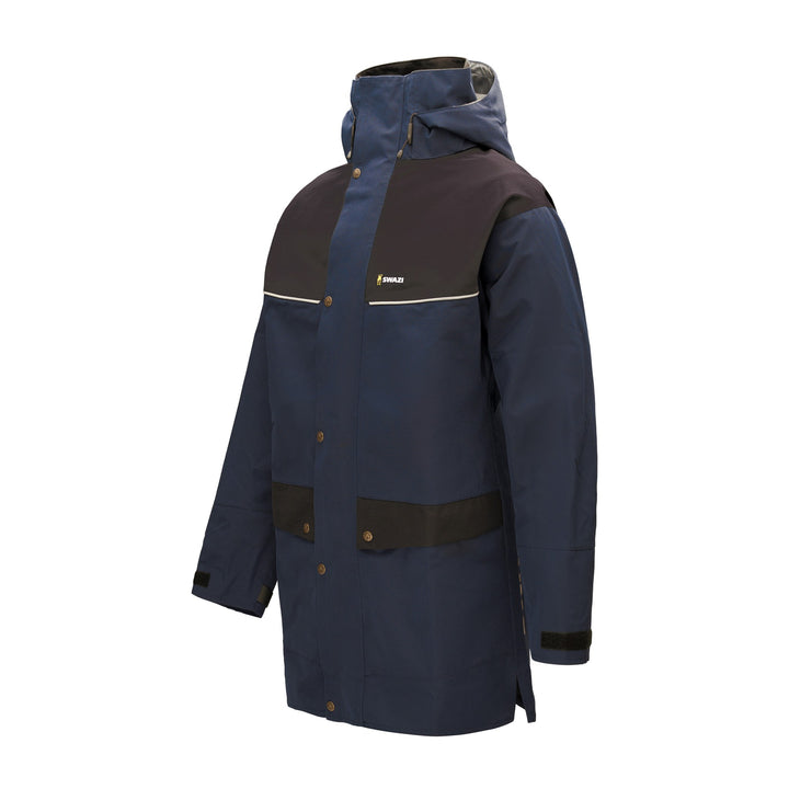 Swazi Torrent Jacket in Navy / Black