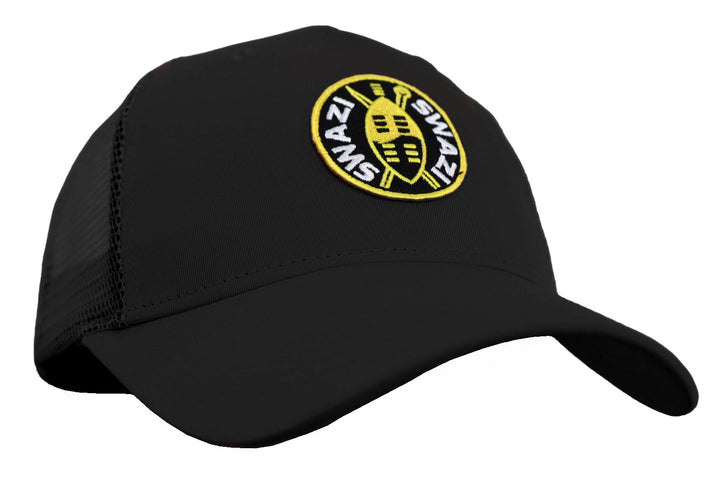 Swazi Trucker Cap in Black