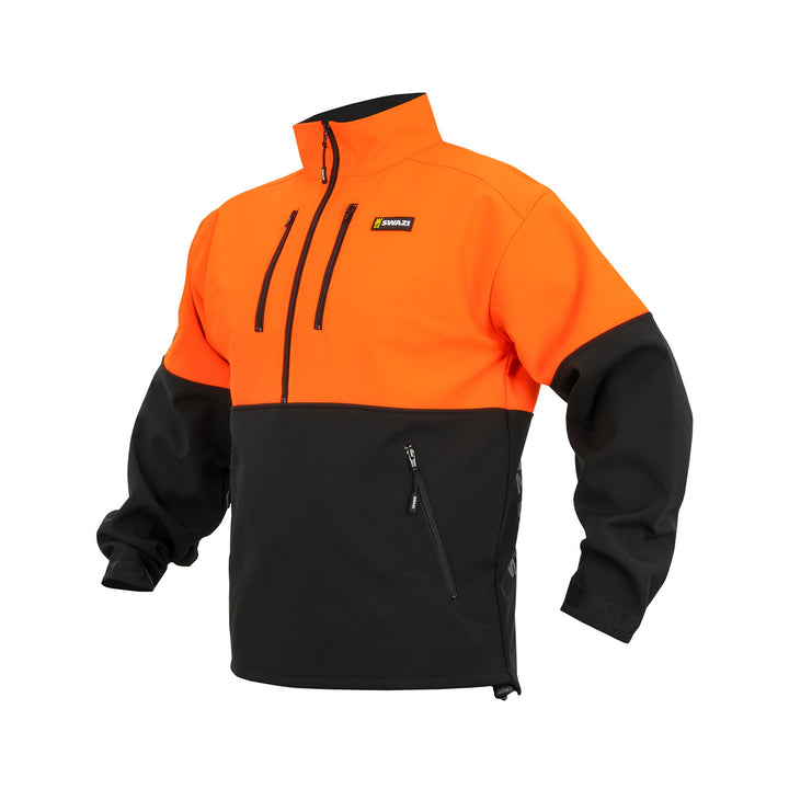 Swazi Windcheetah Top in Blaze / Black