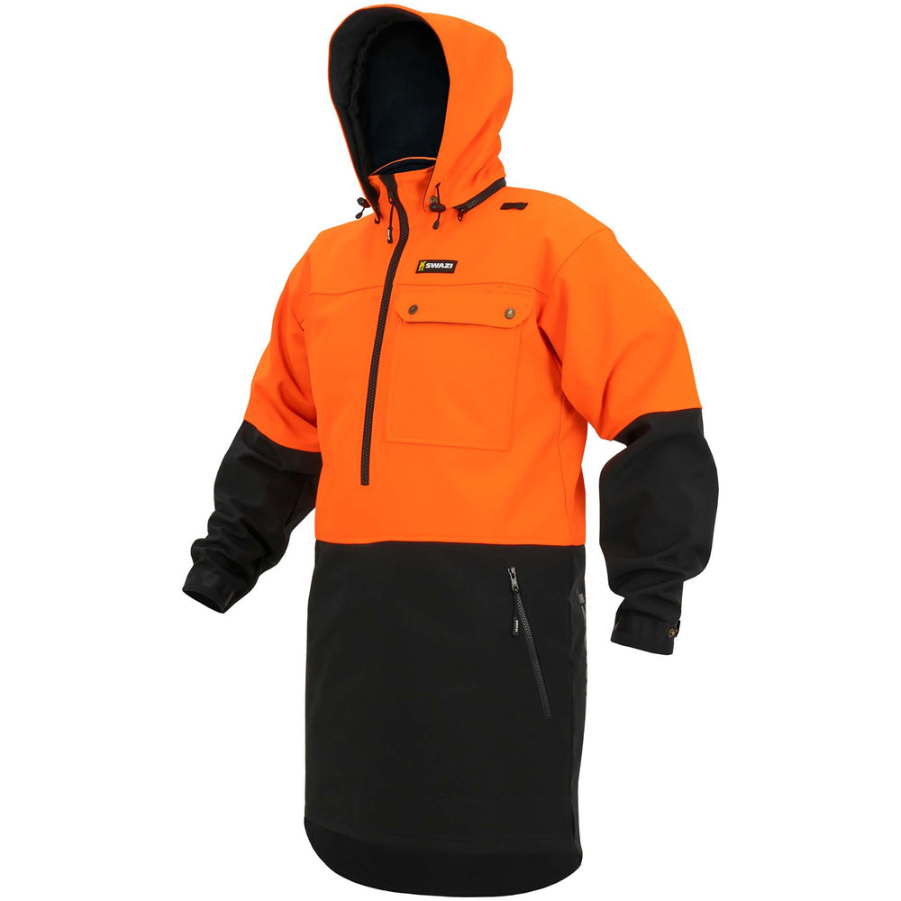 Swazi Yukon Anorak in Blaze / Black