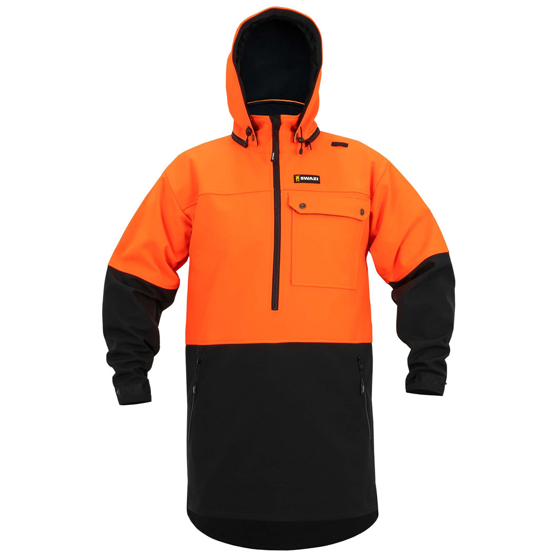 Swazi Yukon Anorak in Blaze / Black