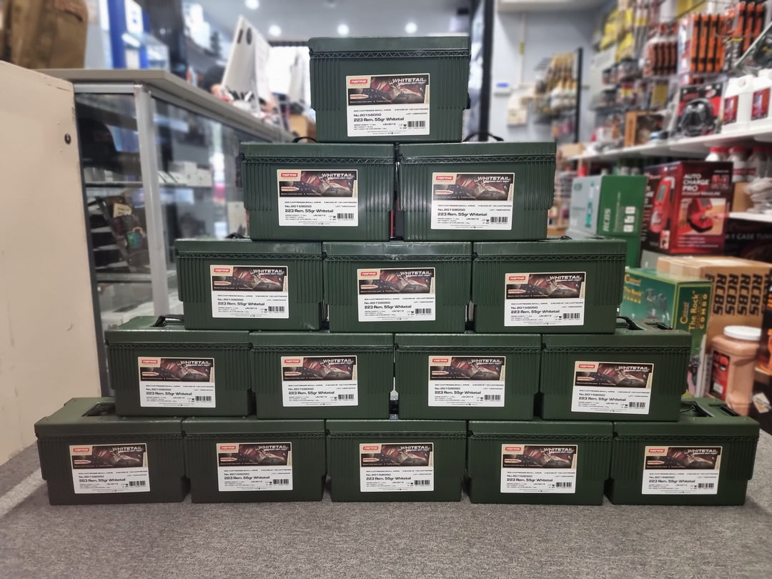 Norma 223 Rem 55gr Whitetail SP Ammo Can