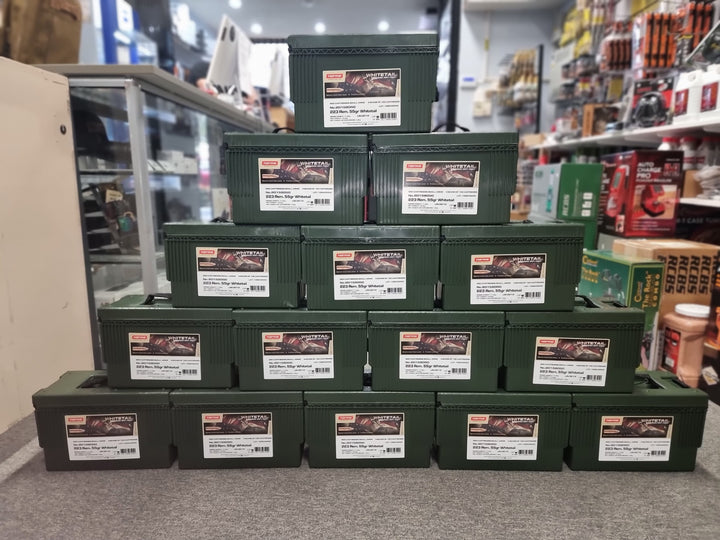 Norma 223 Rem 55gr Whitetail SP Ammo Can