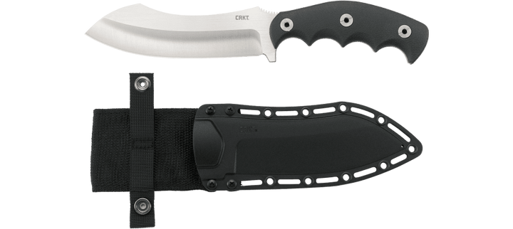 Catchall Black Fixed Blade Knife with Sheath 2866